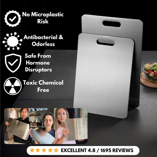 Taimir™ - 100% Pure Titanium Cutting Board