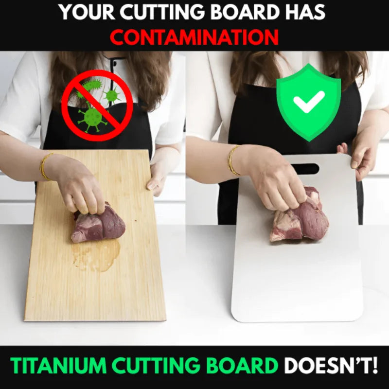 Original Taimir™ - 100% Pure Titanium Cutting Board