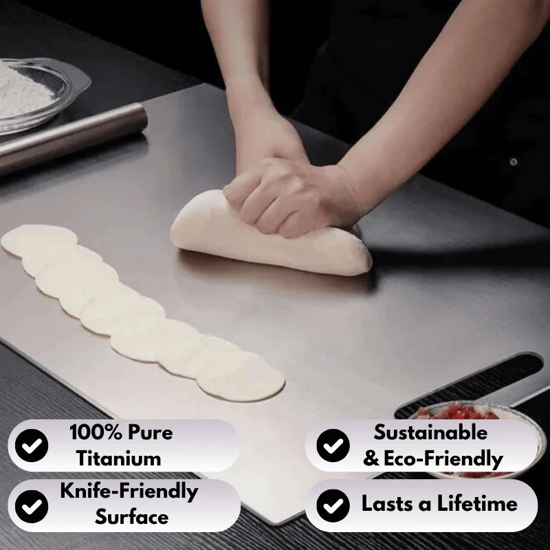 Original Taimir™ - 100% Pure Titanium Cutting Board